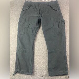 Polo Ralph Lauren Surplus Div. Mens 100% Cotton Cargo Pants Size 40x29 Black